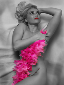 boudoir photography shoot