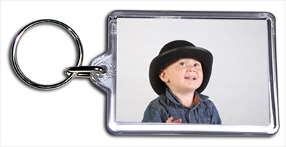 personalised 2 sided keyring